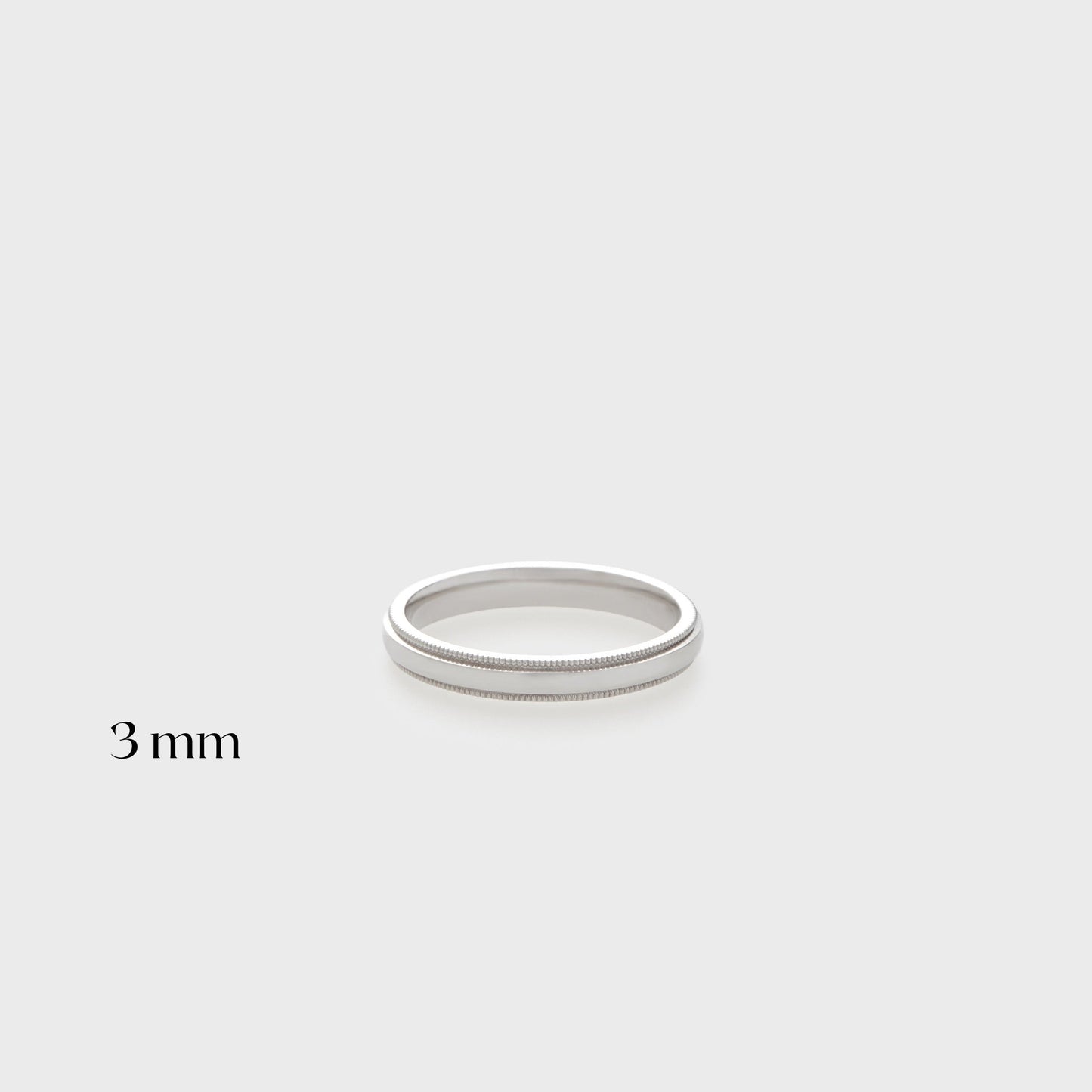 Comfort Fit Milgrain Band