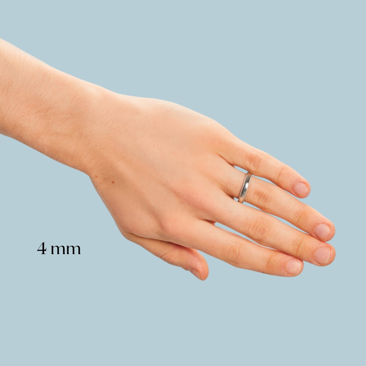 Comfort Fit Milgrain Band