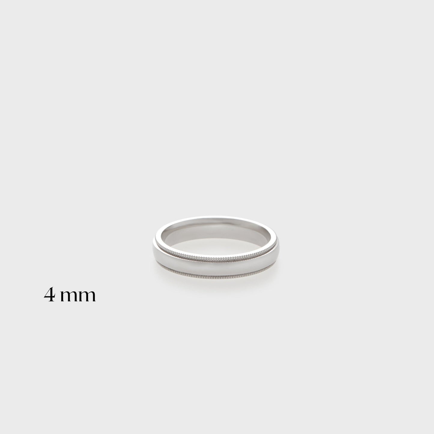 Comfort Fit Milgrain Band