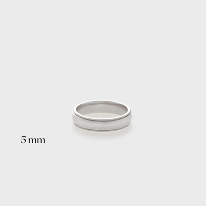 Comfort Fit Milgrain Band