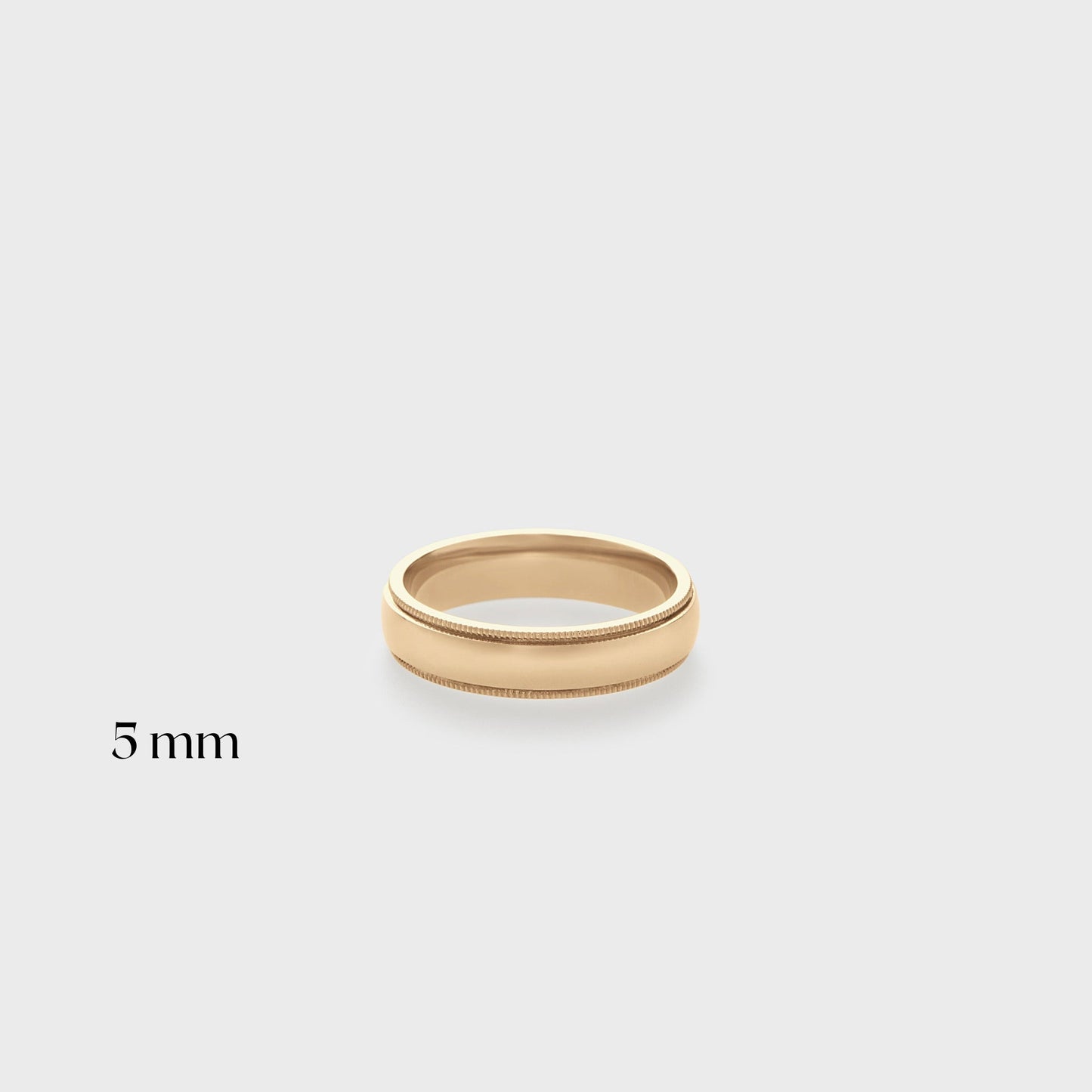 Comfort Fit Milgrain Band