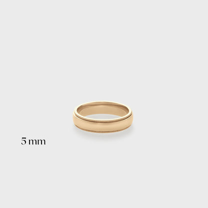 Comfort Fit Milgrain Band