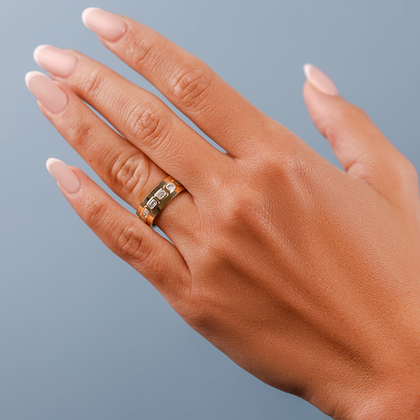 Isle Emerald Cut Diamond Band