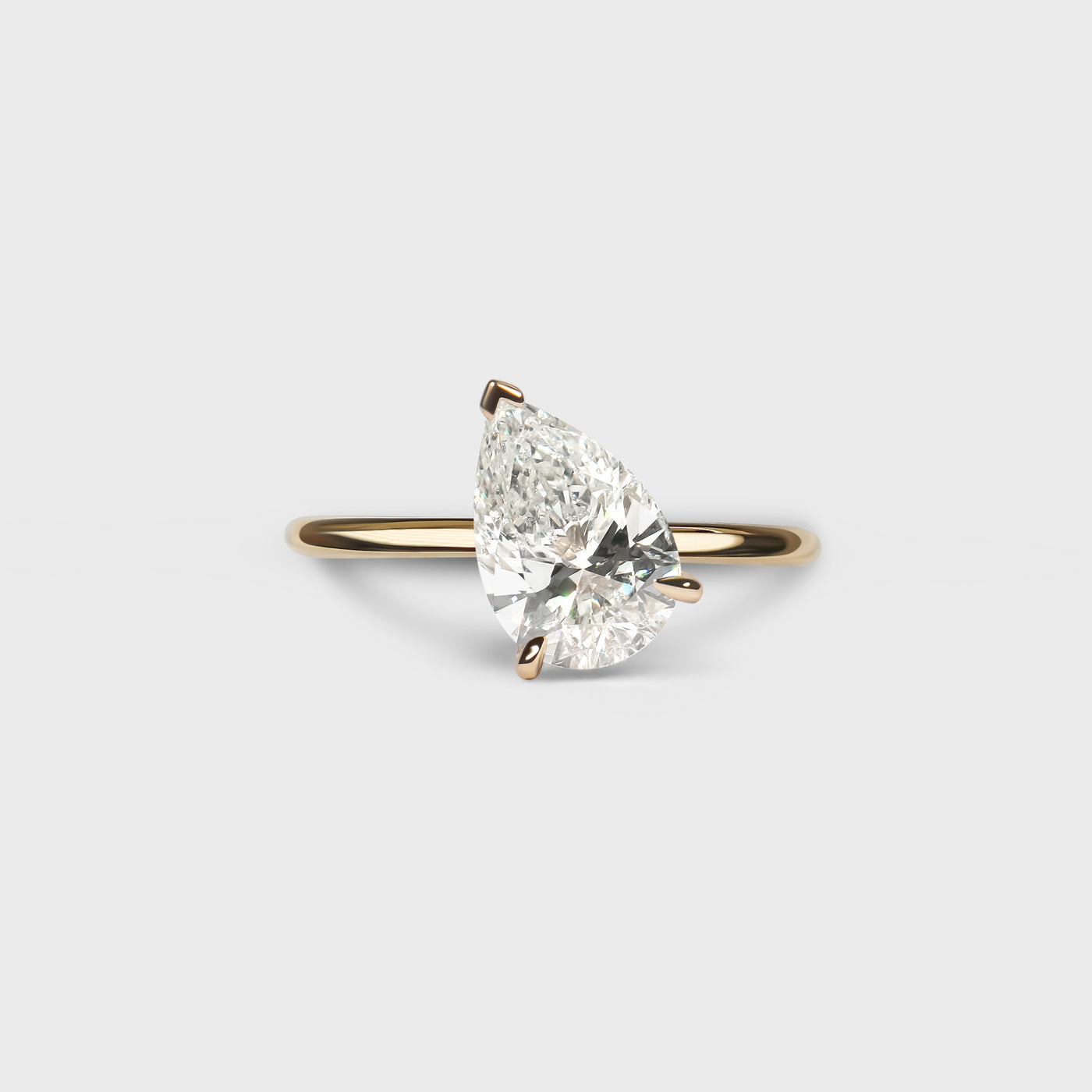 1.85ct Pear Engagement Ring