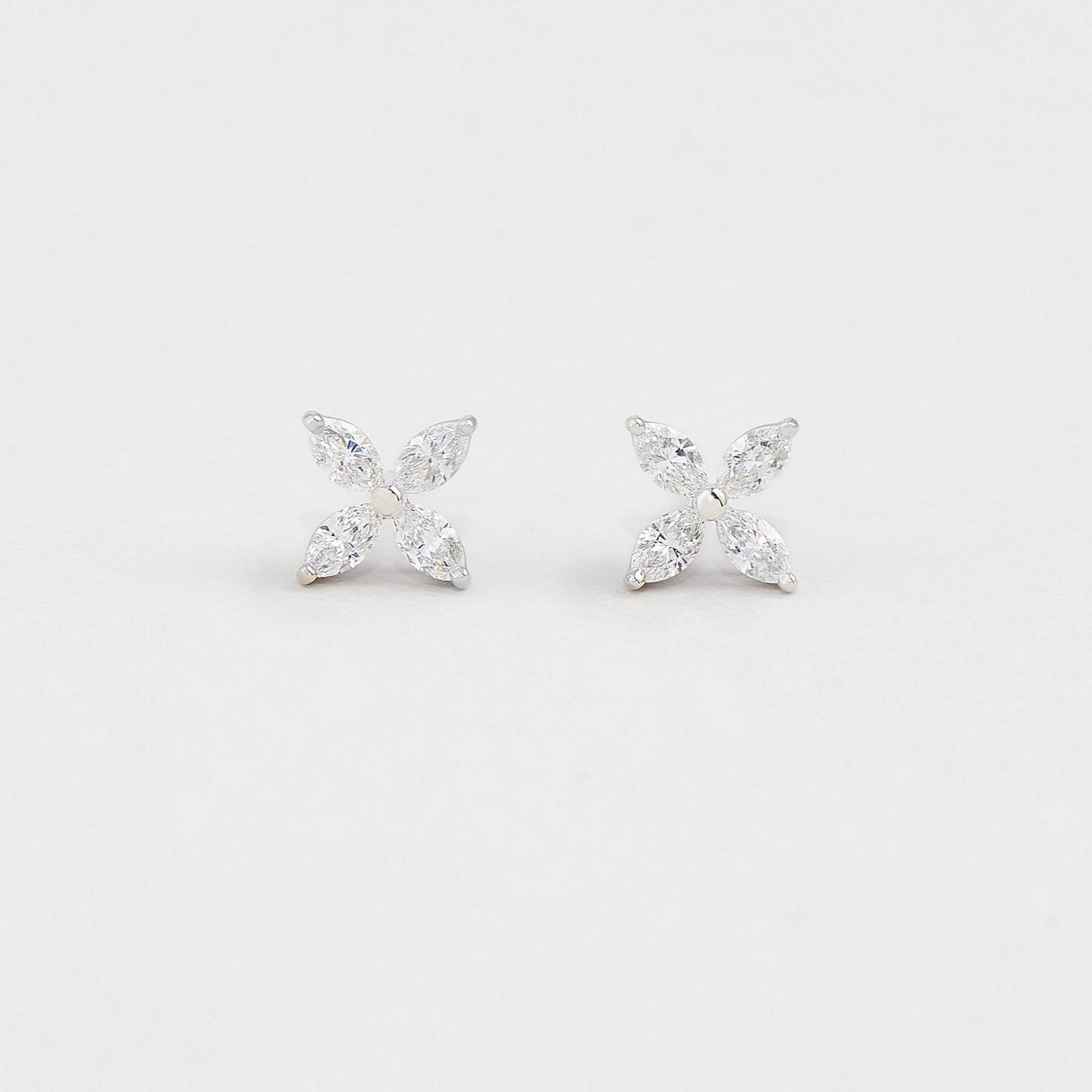 Marquise Diamond Studs