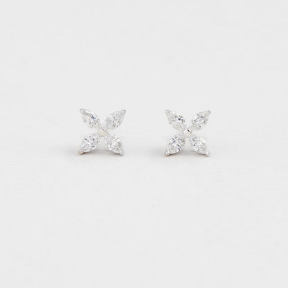 Marquise Diamond Studs