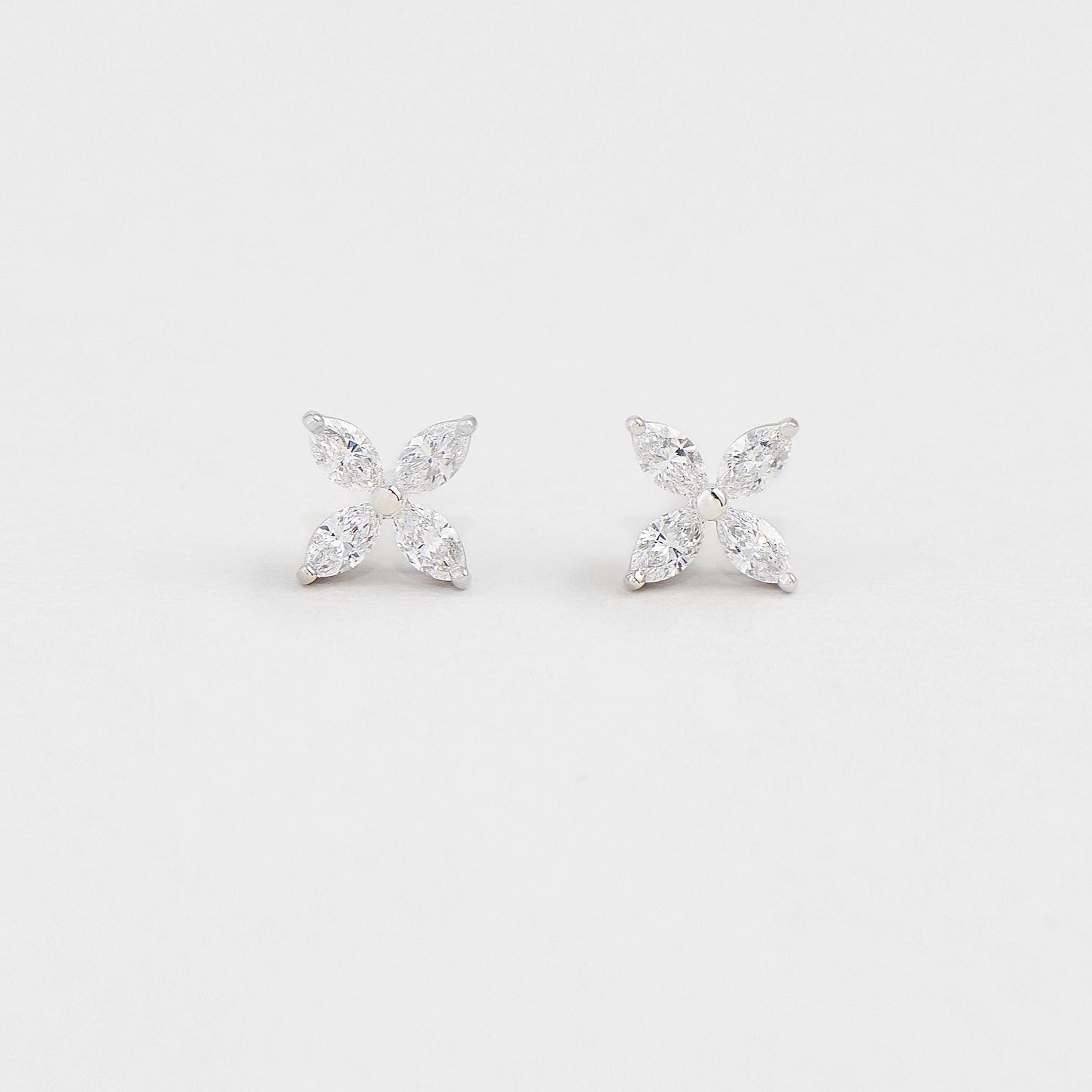 Classic Diamond Studs - The Clear Cut Collection