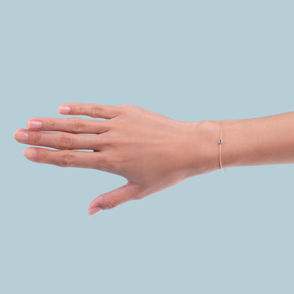 Gemstone Bezel Set Oval Bracelet