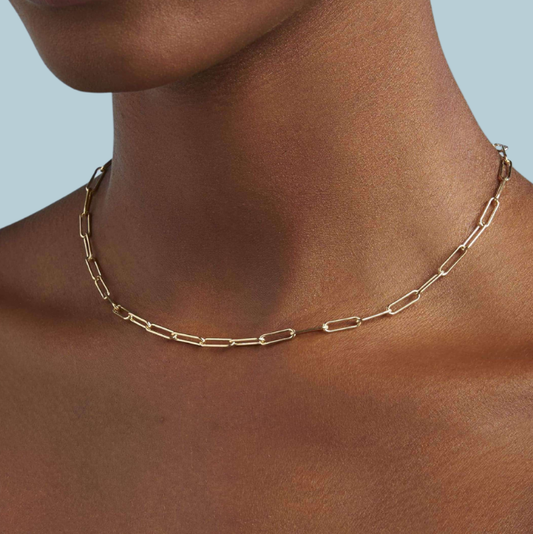 Paperclip Chain Necklace