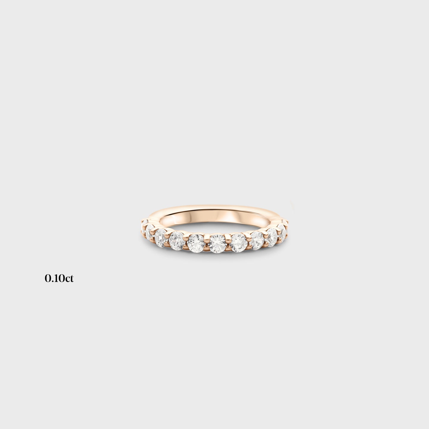 Half band | 14k yellow | 0.10ct , Half band | 18k yellow | 0.10ct