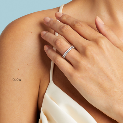 Low Luxe Emerald Cut Band