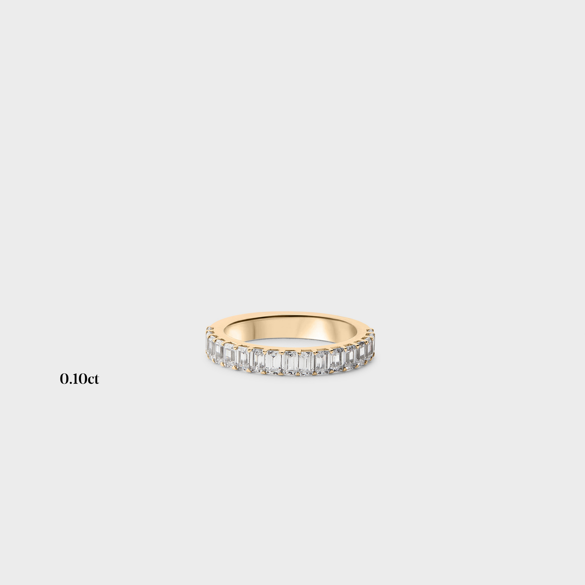 Half band | 14k yellow | 0.10 ct , Half band | 18k yellow | 0.10 ct