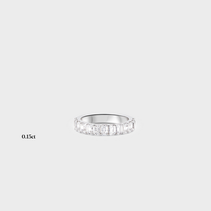 Half band | 14k white | 0.15 ct , Half band | 18k white | 0.15 ct , Half band | platinum | 0.15 ct