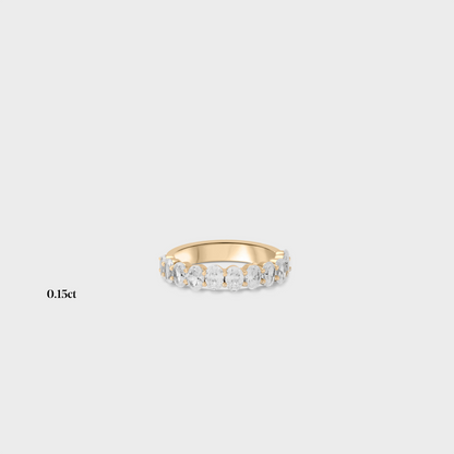Half band | 14k yellow | 0.15 ct , Half band | 18k yellow | 0.15 ct