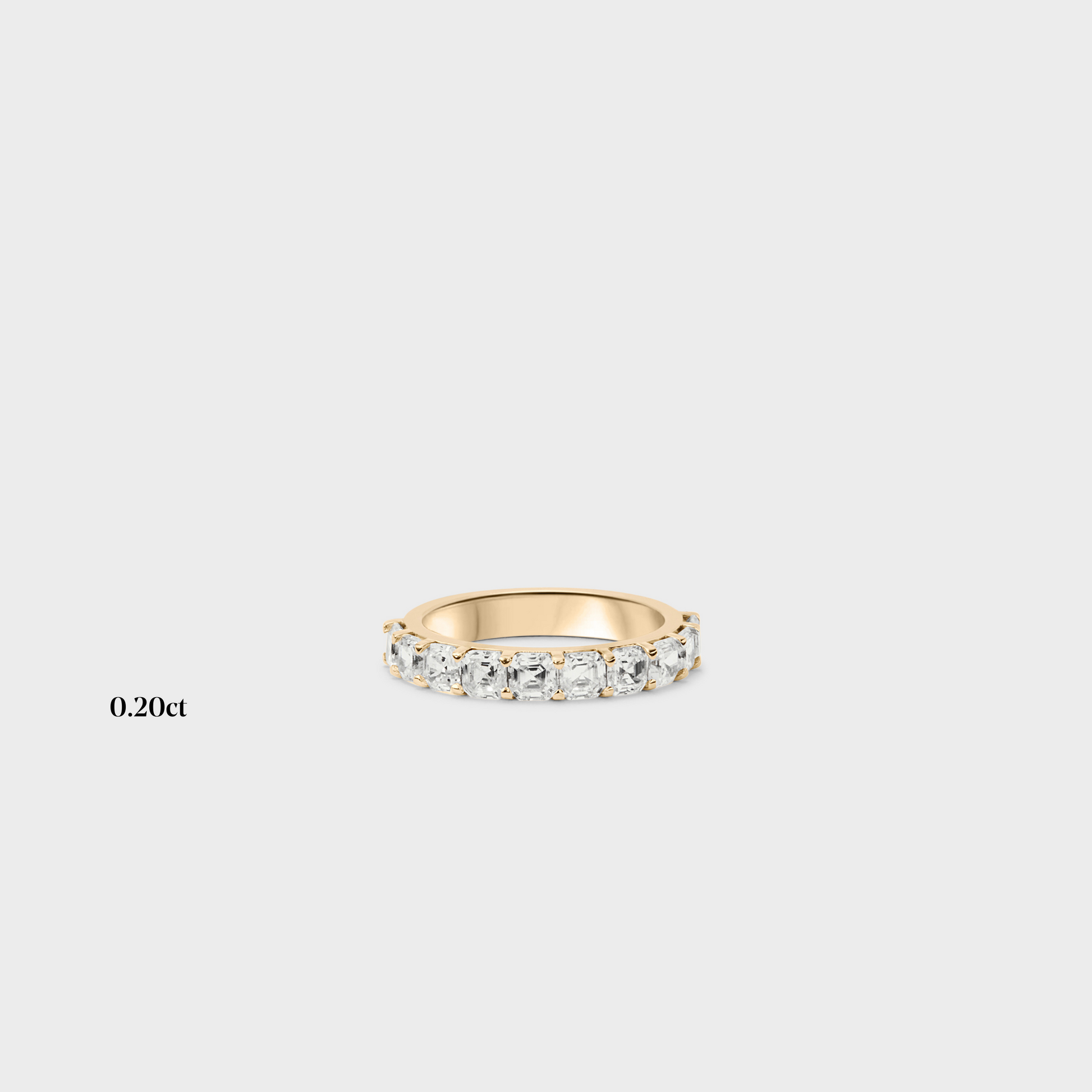 Half band | 14k yellow | 0.20 ct , Half band | 18k yellow | 0.20 ct