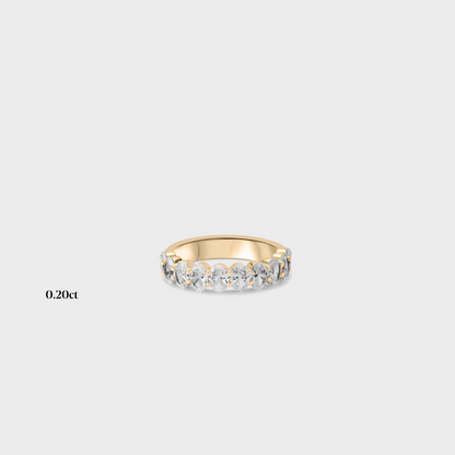 Half band | 14k yellow | 0.20 ct , Half band | 18k yellow | 0.20 ct