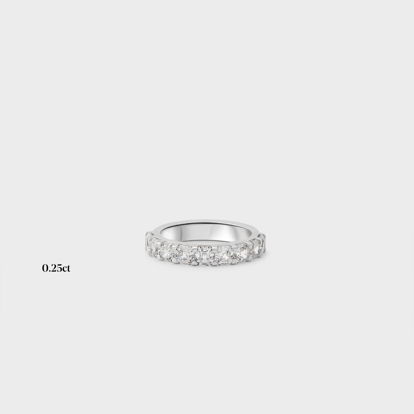 Half band | 14k white | 0.25 ct , Half band | 18k white | 0.25 ct , Half band | platinum | 0.25 ct