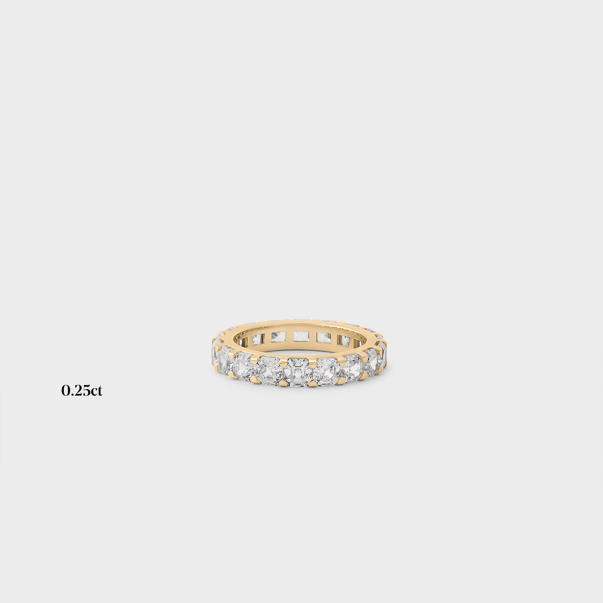 Full band | 14k yellow | 0.25 ct , Full band | 18k yellow | 0.25 ct