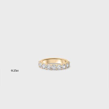 Half band | 14k yellow | 0.25 ct , Half band | 18k yellow | 0.25 ct