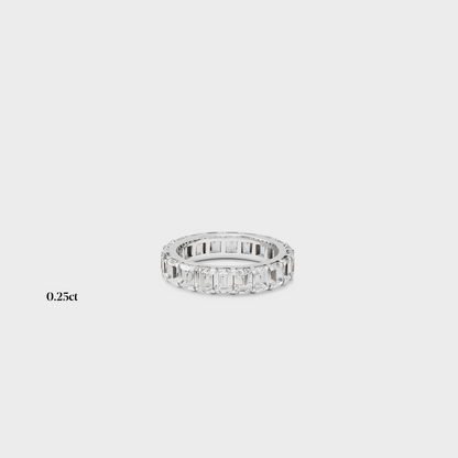 Full band | 14k white | 0.25 ct , Full band | 18k white | 0.25 ct , Full band | platinum | 0.25 ct