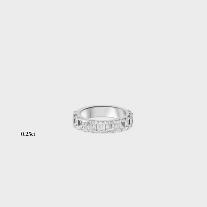 Half band | 14k white | 0.25 ct , Half band | 18k white | 0.25 ct , Half band | platinum | 0.25 ct