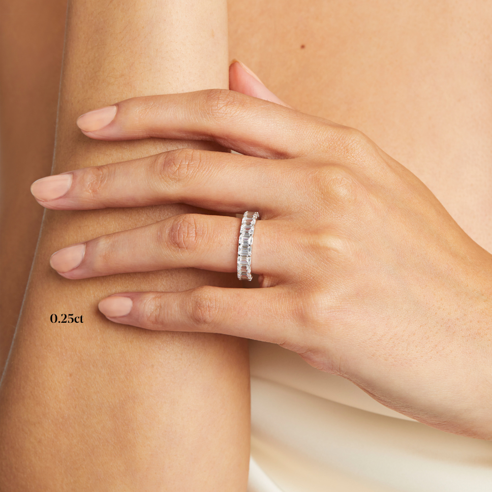 Low Luxe Emerald Cut Band