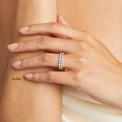 Low Luxe Emerald Cut Band