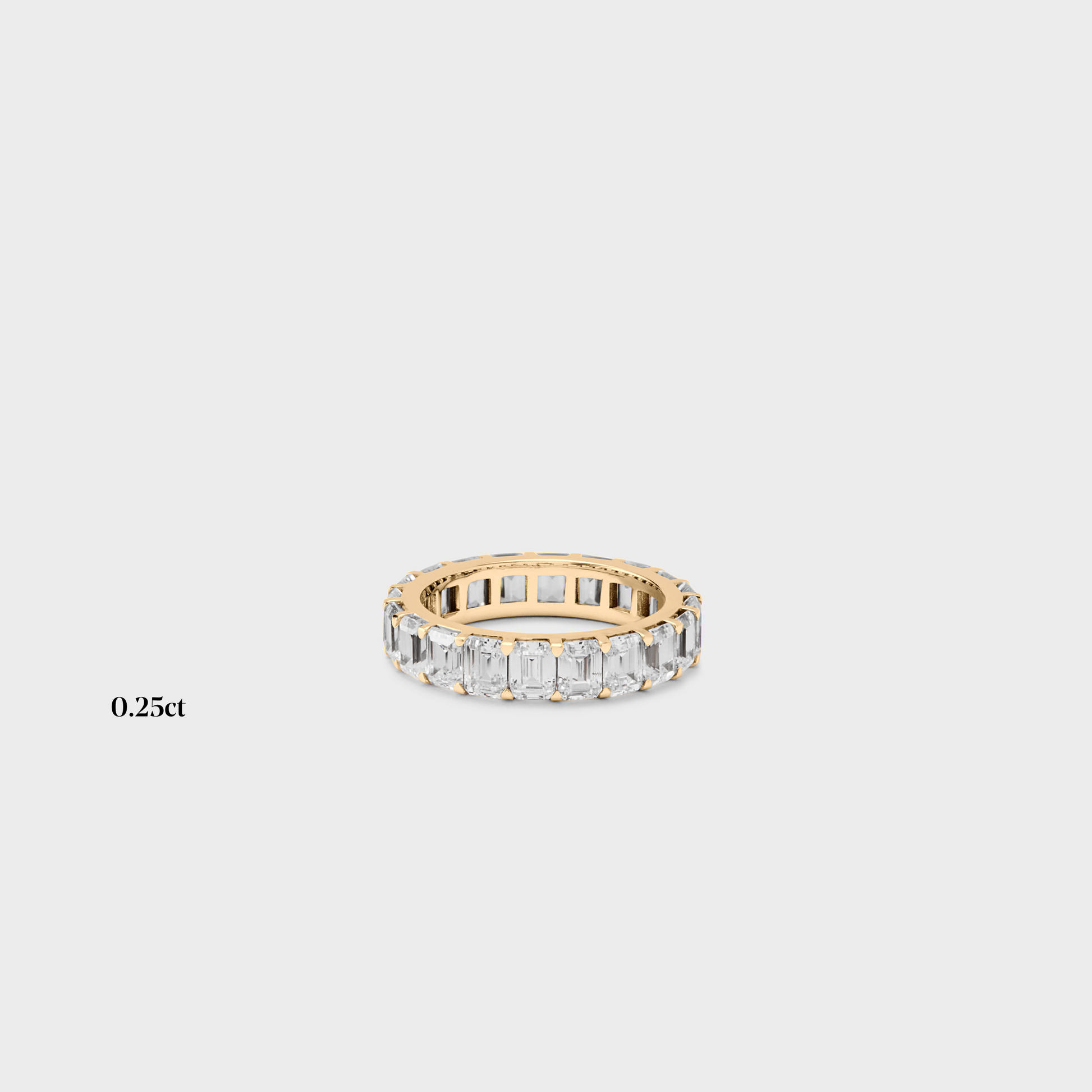 Full band | 14k yellow | 0.25 ct , Full band | 18k yellow | 0.25 ct