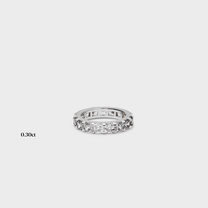 Full band | 14k white | 0.30 ct , Full band | 18k white | 0.30 ct , Full band | platinum | 0.30 ct