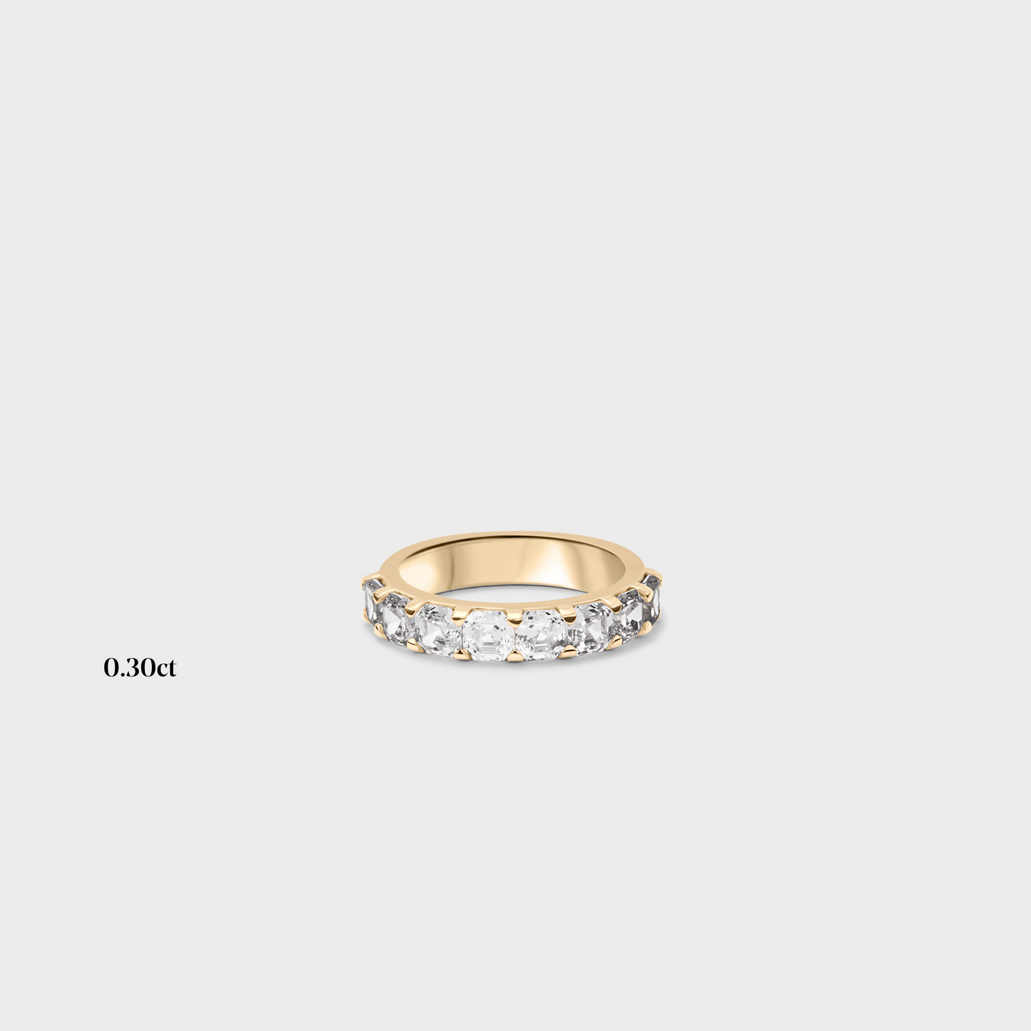 Half band | 14k yellow | 0.30 ct , Half band | 18k yellow | 0.30 ct