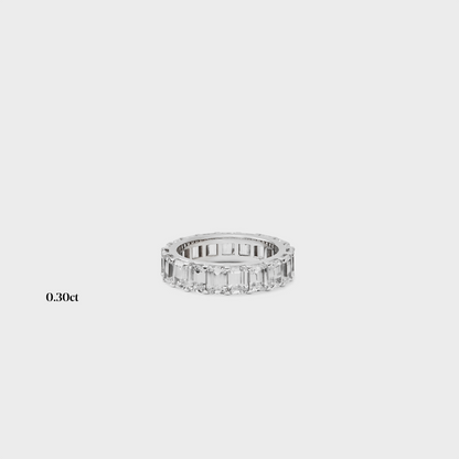 Full band | 14k white | 0.30 ct , Full band | 18k white | 0.30 ct , Full band | platinum | 0.30 ct