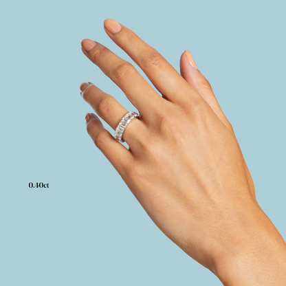 Low Luxe Emerald Cut Band