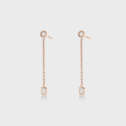 Downtown Diamond Drop Earrings