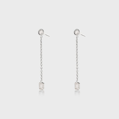 Downtown Diamond Drop Earrings