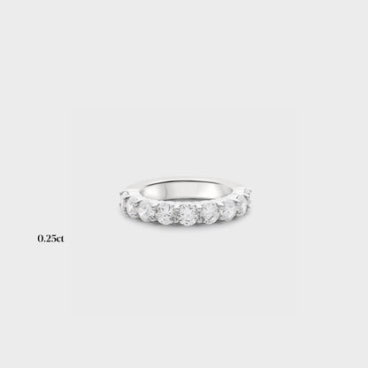 Half band | 14k white | 0.25ct , Half band | 18k white | 0.25ct , Half band | platinum | 0.25ct