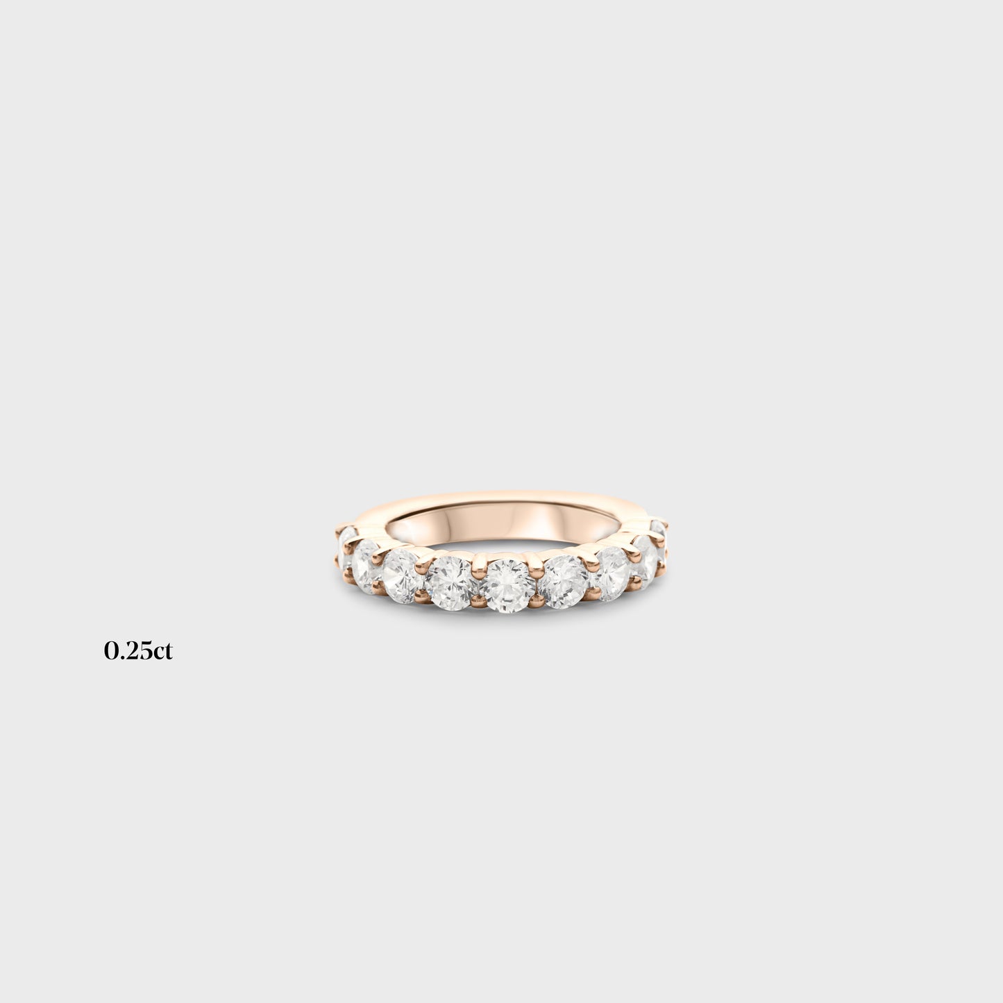 Half band | 14k yellow | 0.25ct , Half band | 18k yellow | 0.25ct