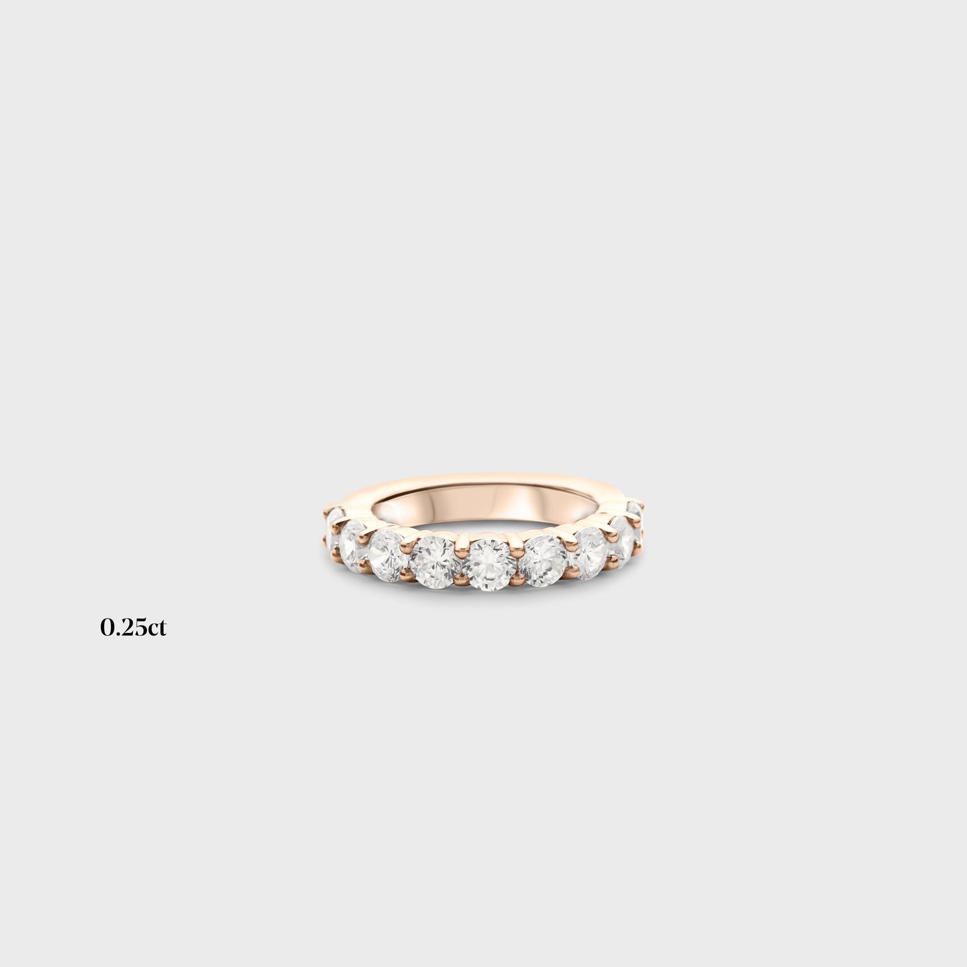 Half band | 14k yellow | 0.25ct , Half band | 18k yellow | 0.25ct