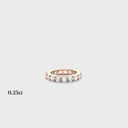 Full band | 14k rose | 0.25ct , Full band | 18k rose | 0.25ct