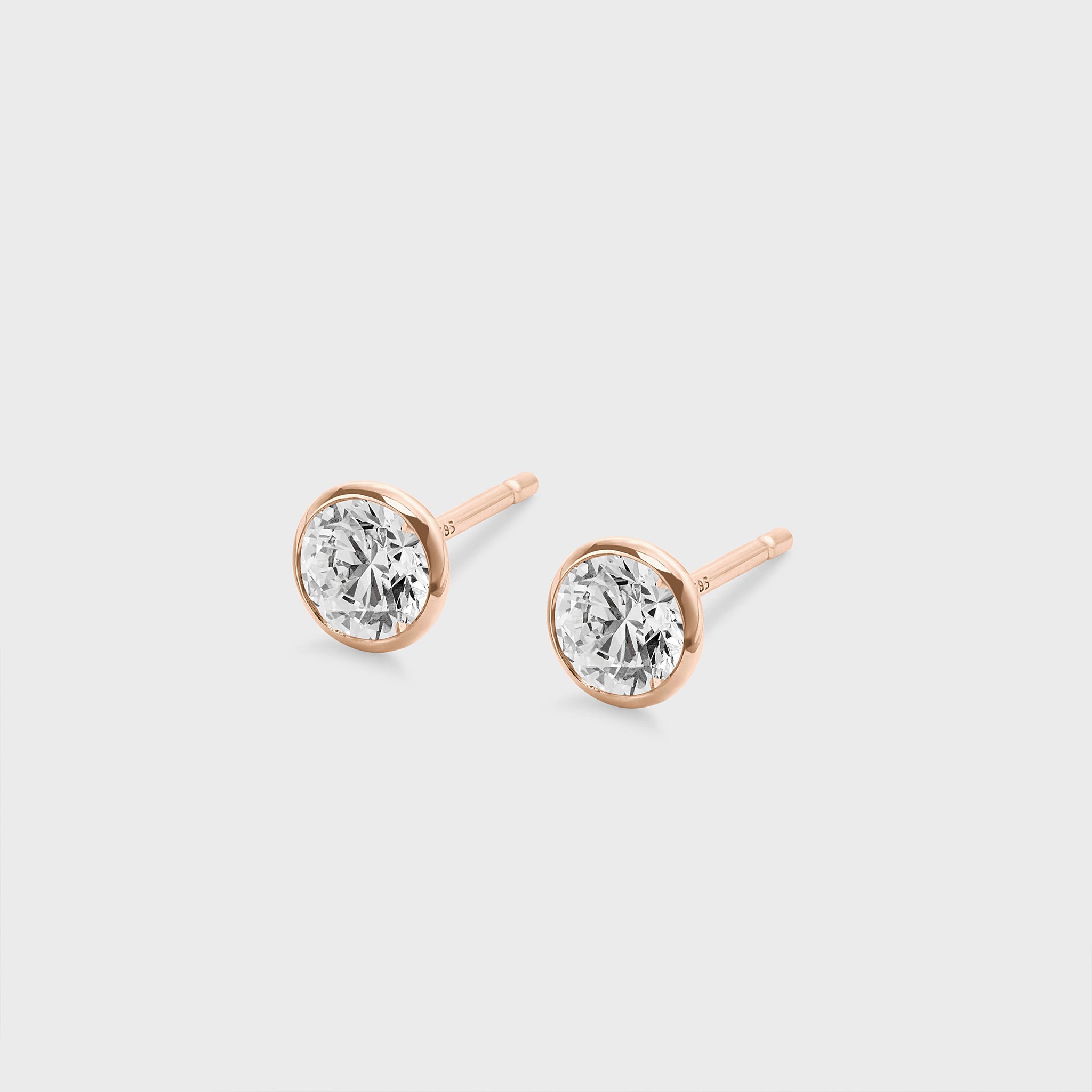 Classic Diamond Studs - The Clear Cut Collection