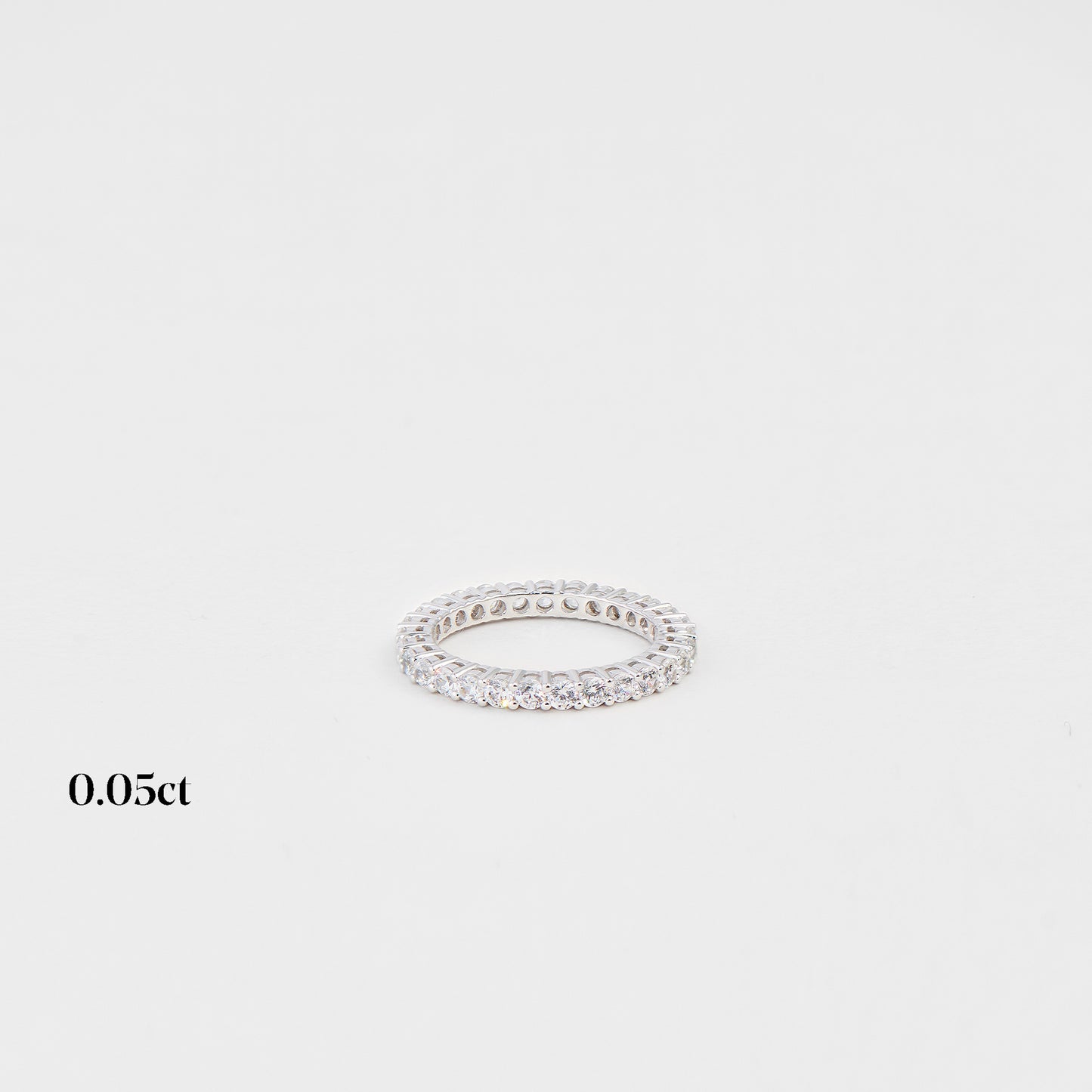 Full band | 14k white | 0.05ct , Full band | 18k white | 0.05ct , Full band | platinum | 0.05ct