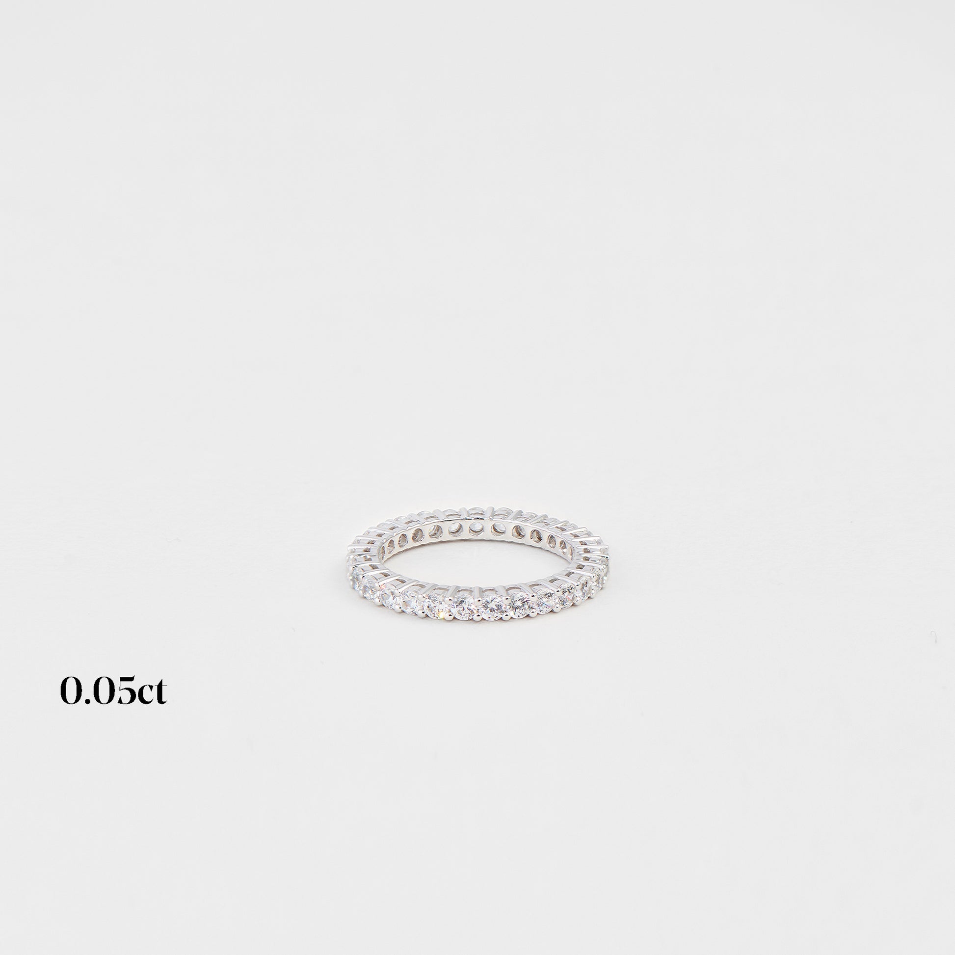 Full band | 14k white | 0.05ct , Full band | 18k white | 0.05ct , Full band | platinum | 0.05ct
