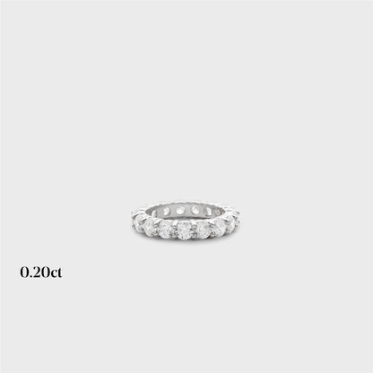 Full band | 14k white | 0.20ct , Full band | 18k white | 0.20ct , Full band | platinum | 0.20ct