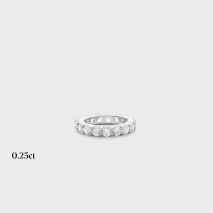 Full band | 14k white | 0.25ct , Full band | 18k white | 0.25ct , Full band | platinum | 0.25ct