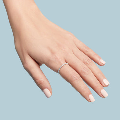 Super Skinny Pave Diamond Band