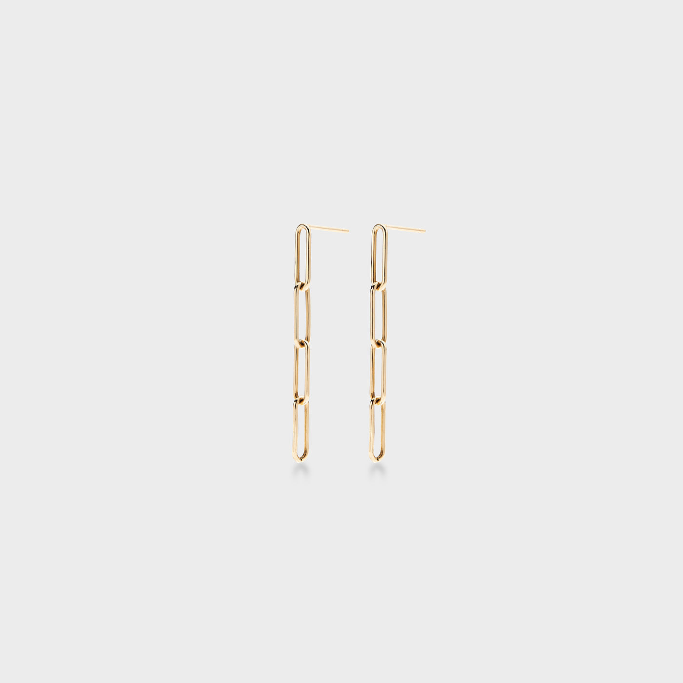 Paperclip Drop Earrings