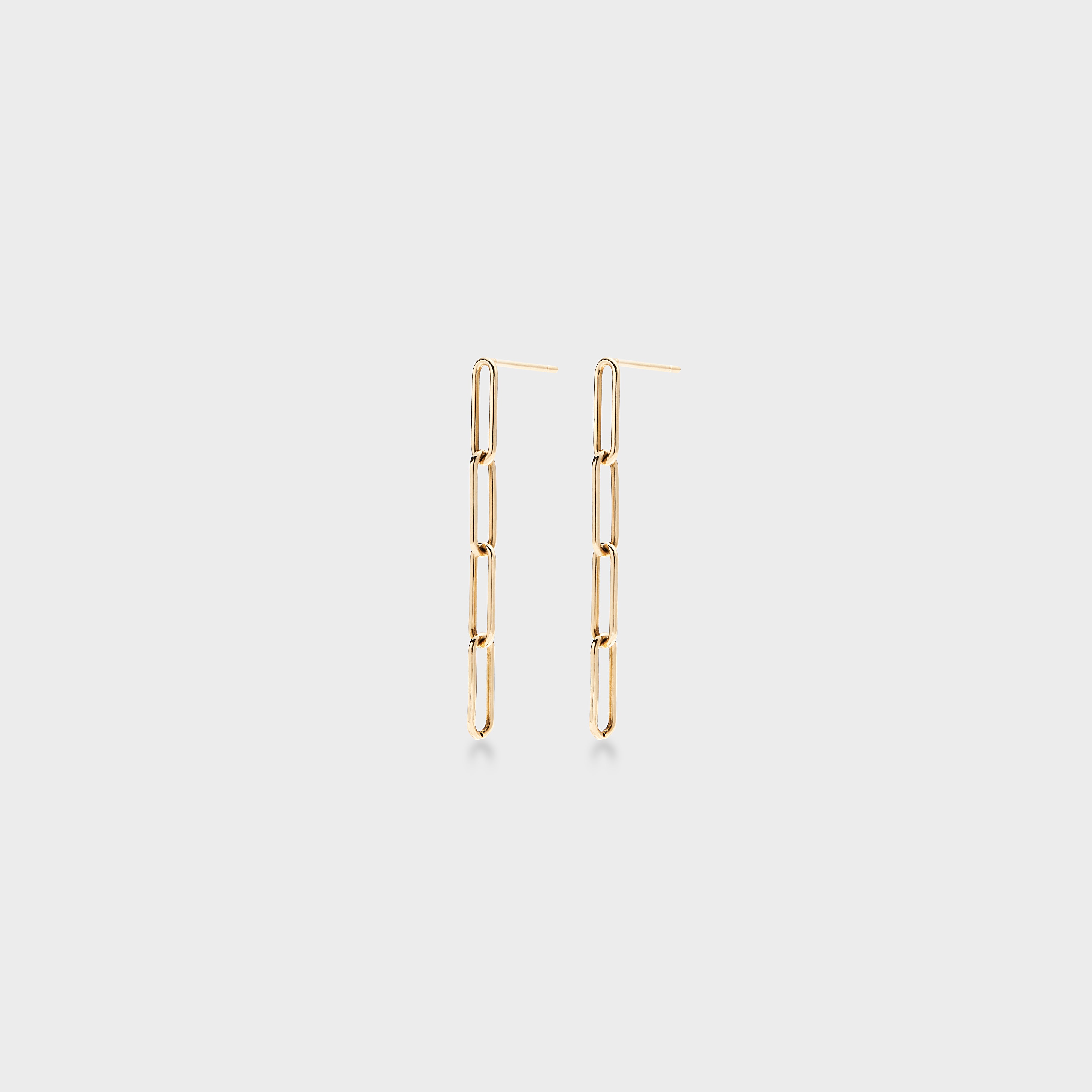 Men's Creative Paper Clip Earrings Simple Gifts - Temu
