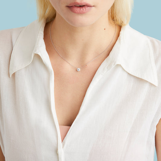 Diamond Halo Pendant