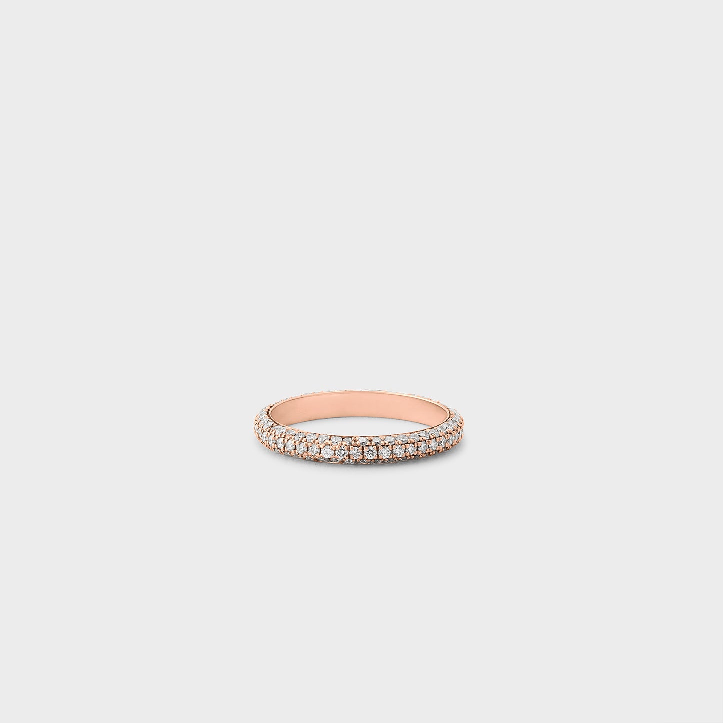Triple Row Pave Band