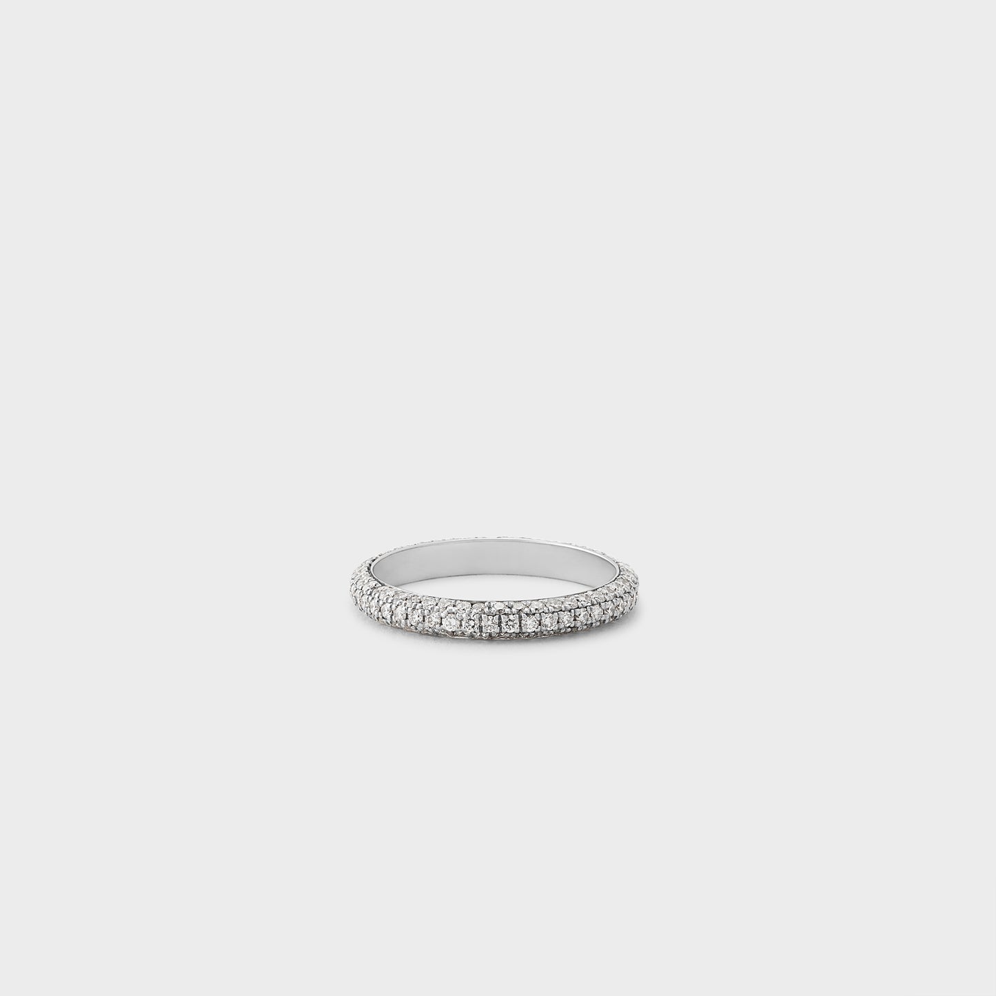 Triple Row Pave Band