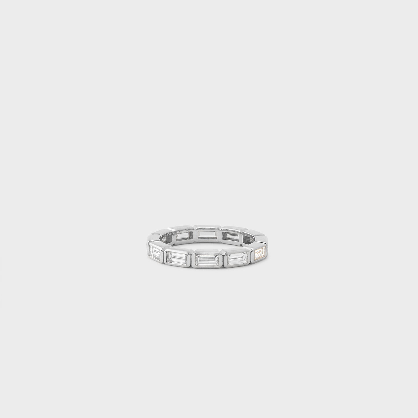 Bezel Set Baguette Band